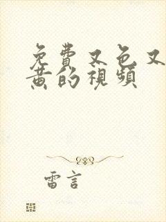 免费又色又爽又黄的视频封面