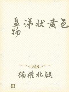 鼻涕状黄色分泌物