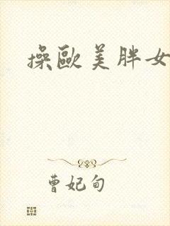 操欧美胖女人逼