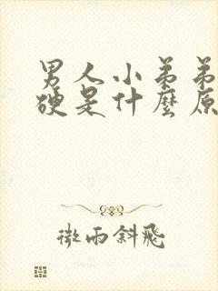 男人小弟弟不够硬是什么原因