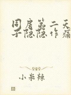 同房第二天小肚子隐隐作痛什么原因