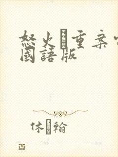 怒火·重案电影国语版