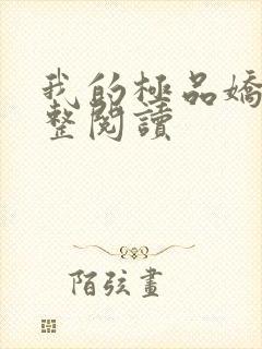 我的极品娇妻完整阅读