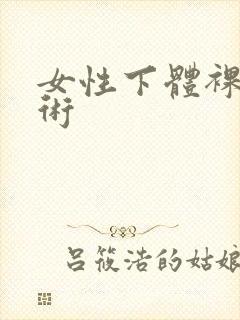 女性下体裸体艺术