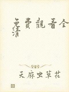 免费观看全集高清