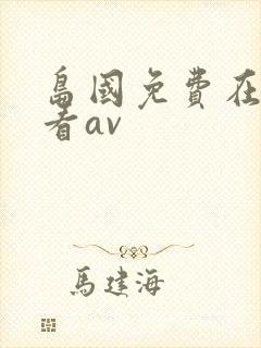 岛国免费在线观看av封面