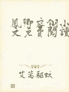 凤卿容翎小说全文免费阅读无弹窗封面