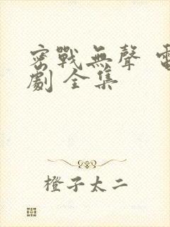 密战无声 电视剧 全集