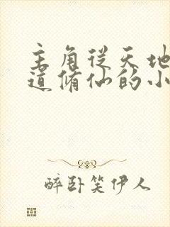 主角从天地中悟道修仙的小说封面