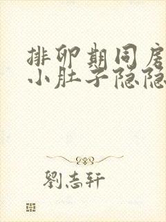 排卵期同房过后小肚子隐隐的疼