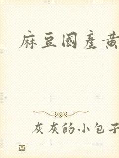 麻豆国产黄色片封面