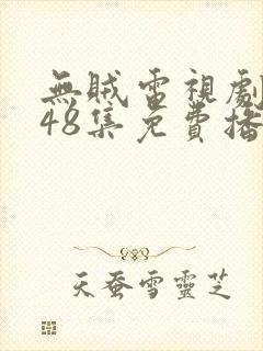 无贼电视剧全集48集免费播放