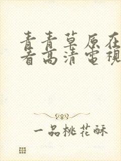 青青草原在线观看高清电视剧