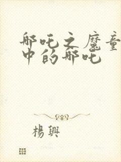 哪吒之魔童降世中的哪吒