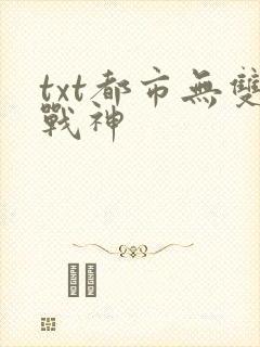 txt都市无双战神