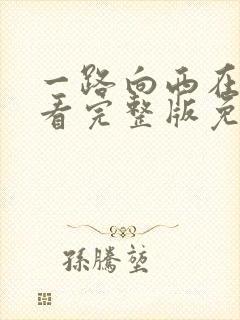 一路向西在线观看完整版免费观看封面