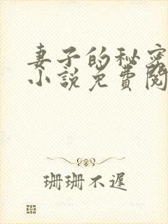 妻子的秘密周芸小说免费阅读封面