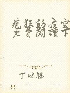 疯狂的夜空全文免费阅读下载封面