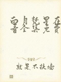 白月梵星在线观看全集免费播放封面