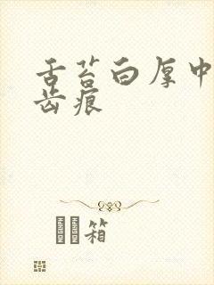 舌苔白厚中间有齿痕