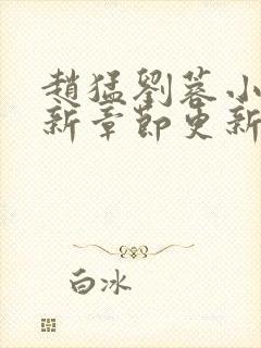 赵猛刘蓉小说最新章节更新时间