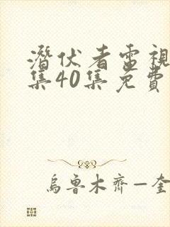 潜伏者电视剧全集40集免费观看星辰