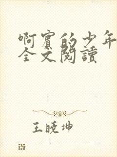 啊宾的少年在线全文阅读