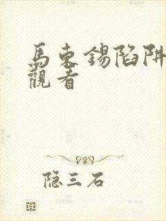 马东锡陷阱在线观看