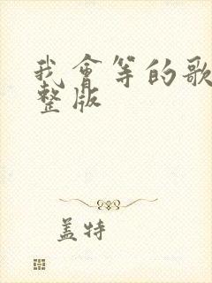 我会等的歌词完整版