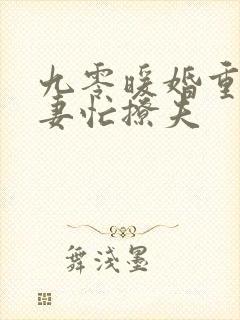 九零暖婚重生甜妻忙撩夫封面