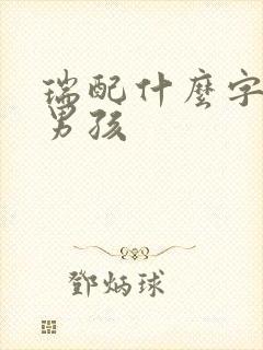 瑞配什么字好听男孩