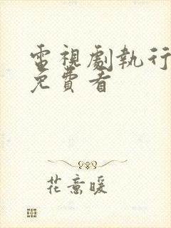 电视剧执行法官免费看