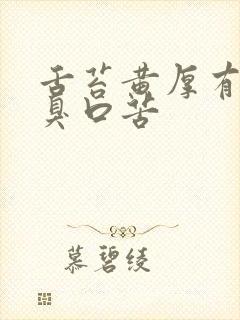 舌苔黄厚有点口臭口苦