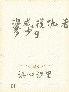 漫威复仇者联盟多少g