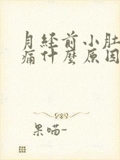 月经前小肚子胀痛什么原因