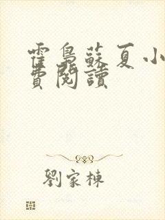 霍枭苏夏小说免费阅读