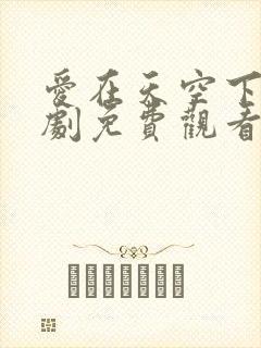 爱在天空下电视剧免费观看全集高清