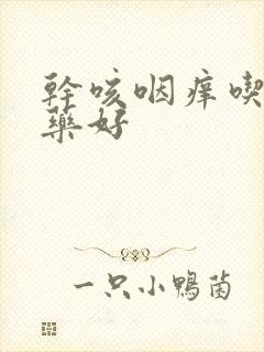 干咳咽痒吃什么药好