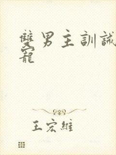 双男主训诫文甜宠