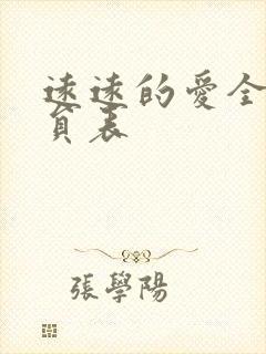 远远的爱全部演员表