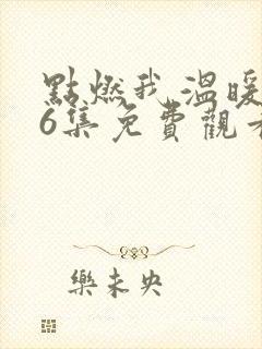 点燃我温暖你36集免费观看下载封面