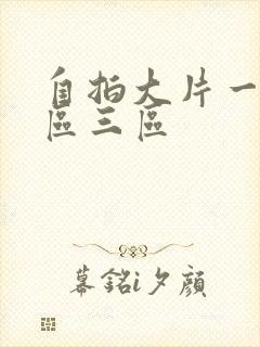 自拍大片一区二区三区封面