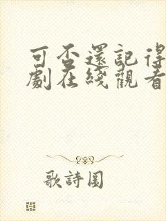 可否还记得我短剧在线观看