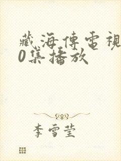 藏海传电视剧40集播放