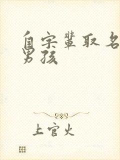 自字辈取名大全男孩