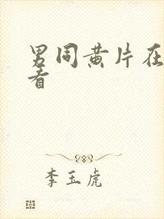 男同黄片在哪里看