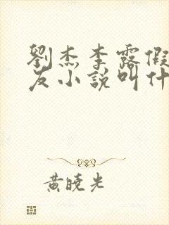 刘杰李露假扮女友小说叫什么名字