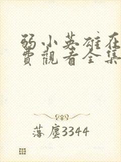 弱小英雄在线免费观看全集