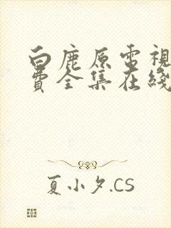 白鹿原电视剧免费全集在线观看西瓜封面