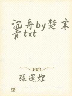 沉舟by楚寒衣青txt
